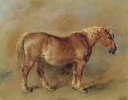 James Ward A Suffolk Punch oil painting